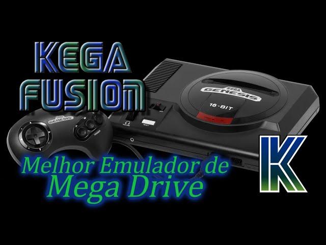 KEGA FUSION - Melhor Emulador de Mega Drive. Como baixar, e configurar tela e controle.