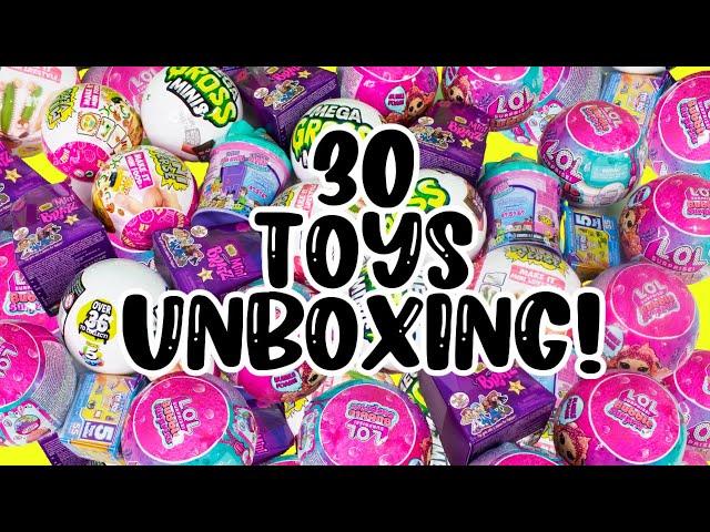 Unboxing 30 NEW Blindbags! HUGE Unboxing Party