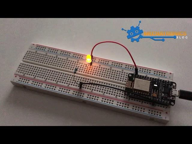 Dimmable LED with Pulse-Width Modulation (PWM) - ESP8266 NodeMCU