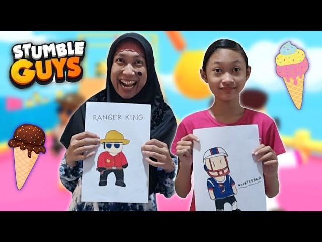 Stumble Guys Challenge - Mbak Kunyit Pengen Hadiah Es Krim  Asti Kunyit - Bunda Aqilla Eps 258