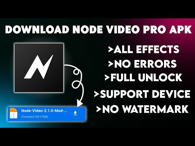 Node video pro app download without any problem | Text glow effect | Badshah Creation244