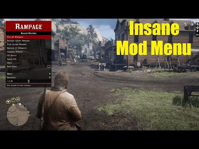 *UPDATED* Rampage Trainer MOD MENU SHOWCASE | RED DEAD REDEMPITON 2