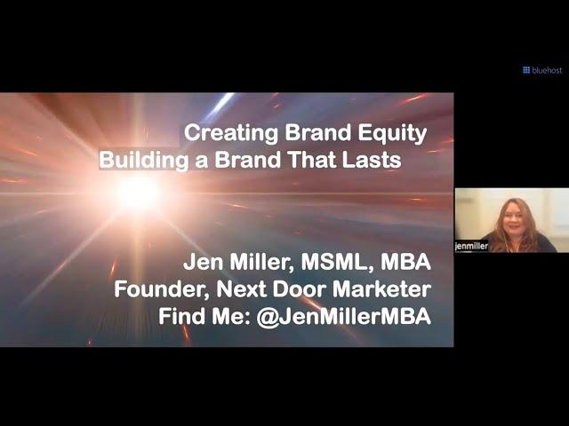 Creating a Brand that Lasts by Jen Miller