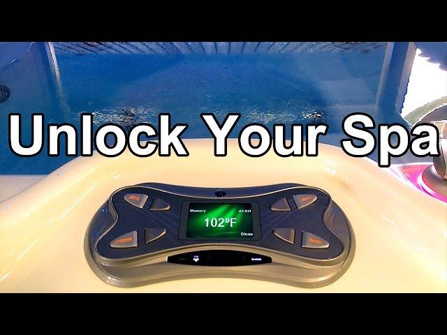 Unlock Hot Spring Highlife Spa Control Panel