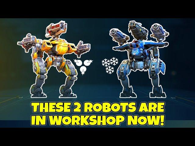 HARPY AND SIREN ARE NOW IN WORKSHOP! War Robots Breaking News!