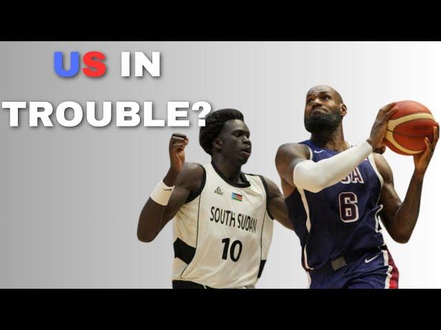 USA BARELY beats South Sudan with cheeks CLENCHED!!