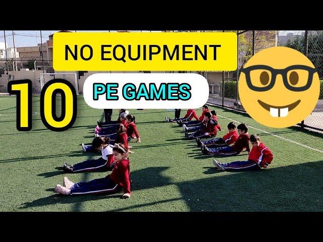 No equipment Pe Games for primary school | Fun physical education games