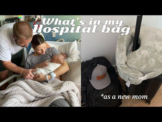 Pack my hospital bag with me as a first time mom | Rachel Autenrieth