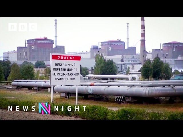 Zaporizhzhia: Is Europe's largest nuclear power plant about to be attacked? - BBC Newsnight