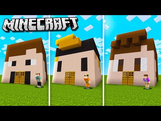 DENIS vs. SKETCH vs. ALEX vs. CORL vs. SUB Minecraft House Challenge!