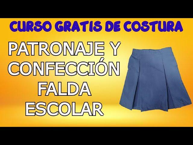 COMO HACER UNA FALDA ESCOLAR