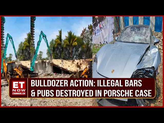 Bulldozer Action Taken Against Bars & Pubs Serving Liquor To Minors After Fatal Porsche Crash | News