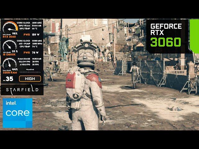 STARFIELD on RTX 3060 (1440p & 1080p) All Settings & Best Settings Tested