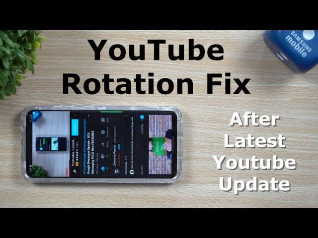 YouTube Video Rotation Fix - What To Do If It Wont Auto-Rotate With You