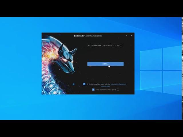 how to install bitdefender free