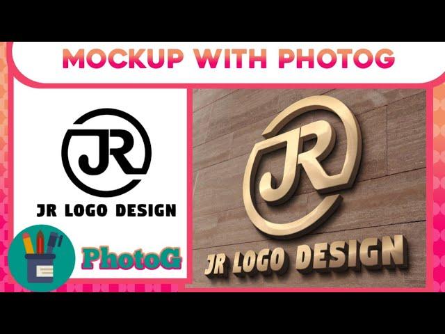 Learn how to Mockup your Logo Designs on Android using PhotoG App.