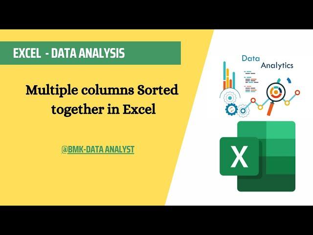 Learn Data Analysis using Excel | Custom Sort | Multi-Level Sorting in Excel