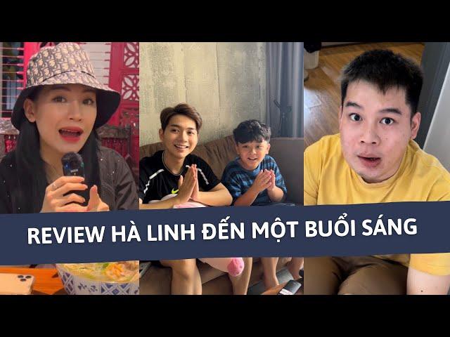 REACTION CHỊ @HaLinhOfficial ĐẾN REVIEW QUÁN MỘT BUỔI SÁNG | Long Chun Official