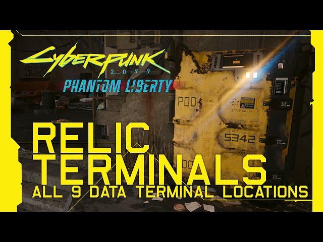 Cyberpunk 2077: Phantom Liberty - All 9 Relic Skill Data Terminal Locations [Update 2.0]