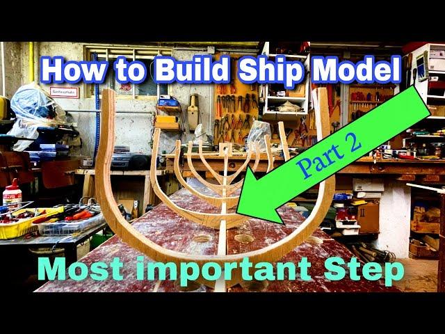 How to Build Ship Model Part 2 | Building the Keel - Die Carolina 1808-1832