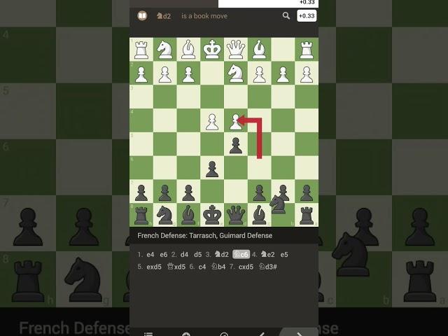 Budrich Trap | Checkmate in 7 moves with black!!! | For Beginners #checkmate #chess