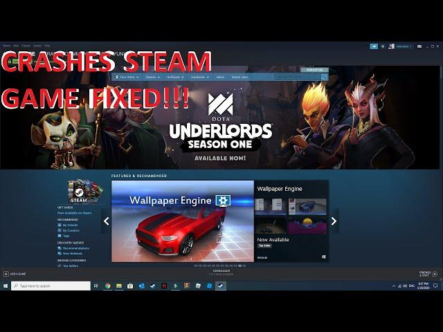 STEAM GAME CRASHES FIXED!