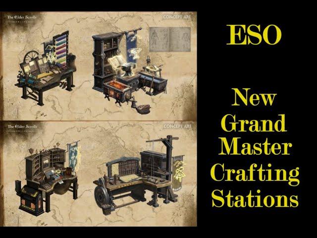 ESO new grand master crafting stations which will be a all in one station