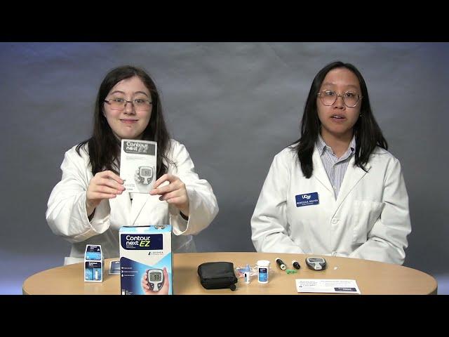 How to monitor blood glucose using a glucose meter in English