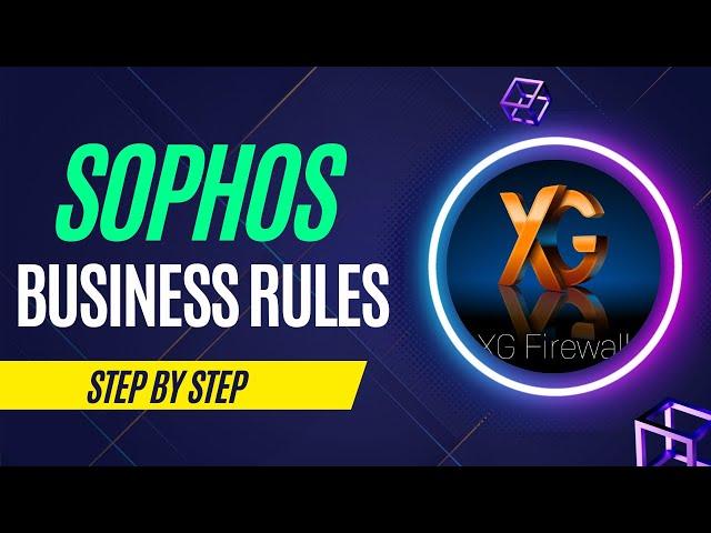 5. how to configure business rules in SOPHOS XG Firewall | Port forwarding