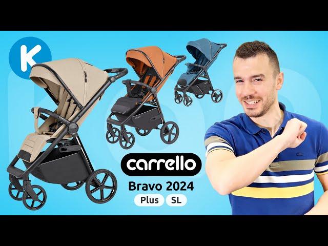 Carrello Bravo 2024 / Bravo Plus 2024 / Bravo SL 2024 - колекція прогулянкових колясок Карело 2024р.