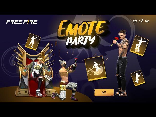 New Emote Party Event Confirm Date | New Event Free Fire Bangladesh Server | Free Fire New Event