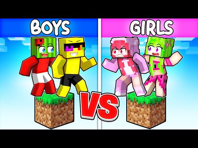 One BOYS Block vs One GIRLS Block in Minecraft