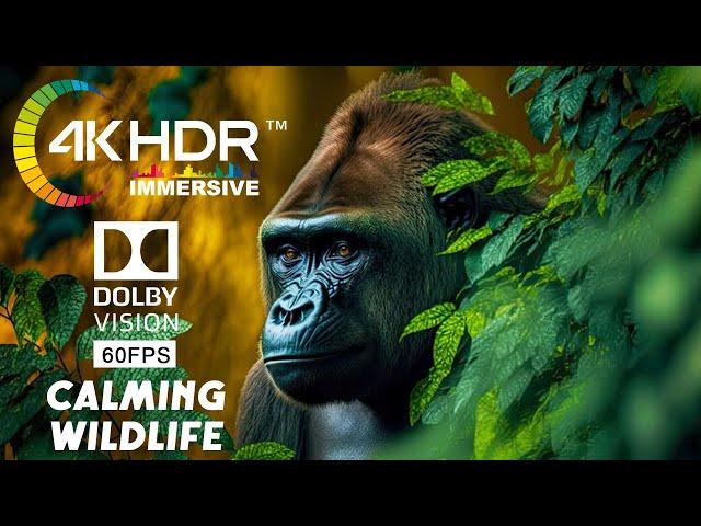 Calming Wildlife | 4K HDR Immersive 60FPS Dolby Vision