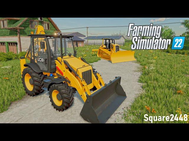 Road Construction On The Xbox! (Asphalt Road) | FS22 Property Maintenance