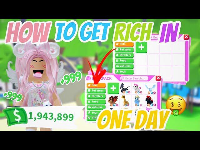 THE BEST WAYS TO GET RICH ON ADOPT ME 2024 *WORKING*