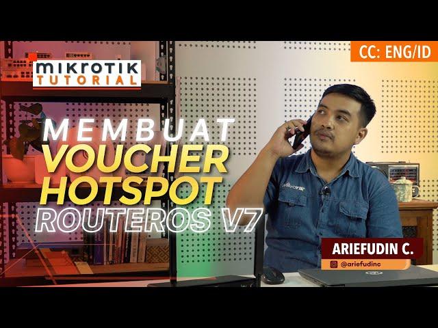 Hotspot Vouchers on RouterOS v7 - MIKROTIK TUTORIAL [ENG SUB]