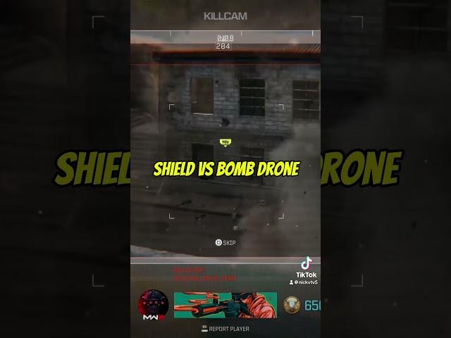 Riot Shield vs Bomb Drone #warzone #gaming #callofduty #funny #viral #science #explosion #rebirth