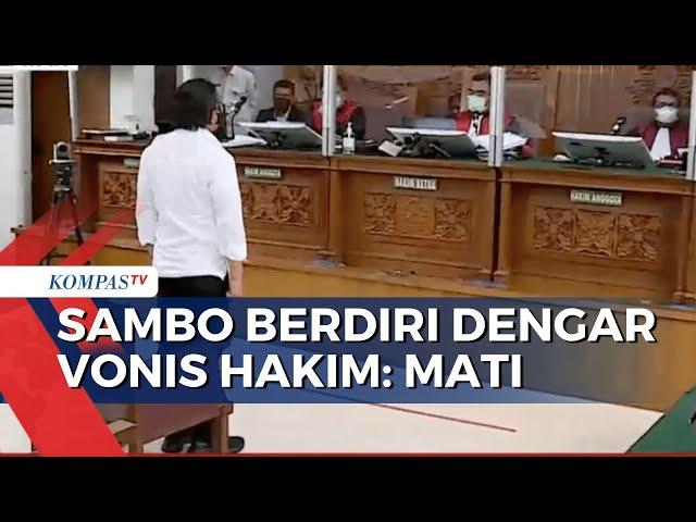 Hakim Perintahkan Sambo Berdiri Saat Bacakan Vonis Hukuman Mati di Kasus Pembunuhan Yosua