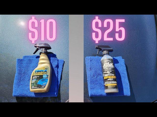 Ceramic Spray Wax Shootout (Rain X Graphene Spray Wax Vs Ethos Ceramic Speed Wax)