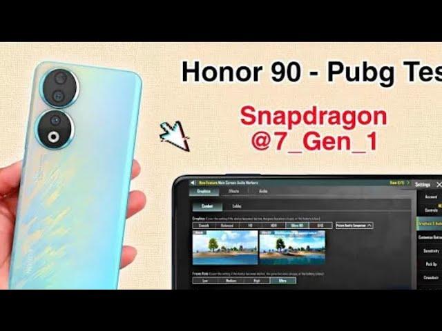 Honor 90 PUBG Test | Honor 90 PUBG Graphics Test | {OMG} 