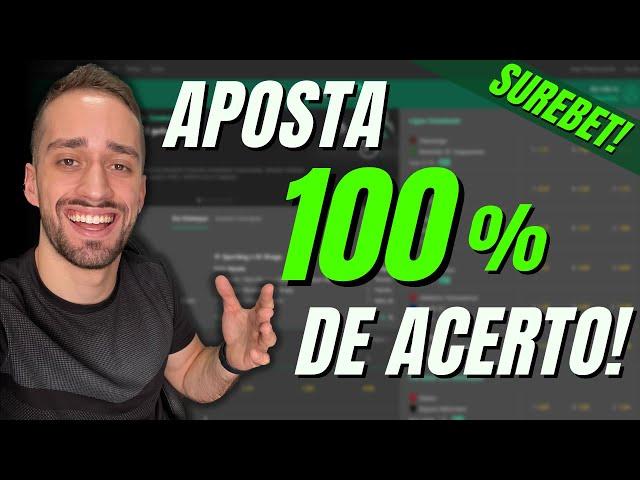 APOSTA COM 100% DE ACERTO! CONHEÇA O "SUREBET" (ARBITRAGEM EM APOSTAS ESPORTIVAS)