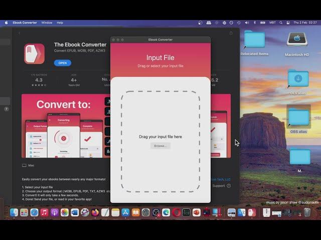 The Ebook Converter Basic Overview Mac App Store