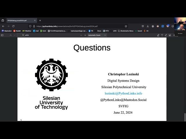 Debug an FPGA with a tiny interpreter -- Christopher Lozinski -- 2024-06-22