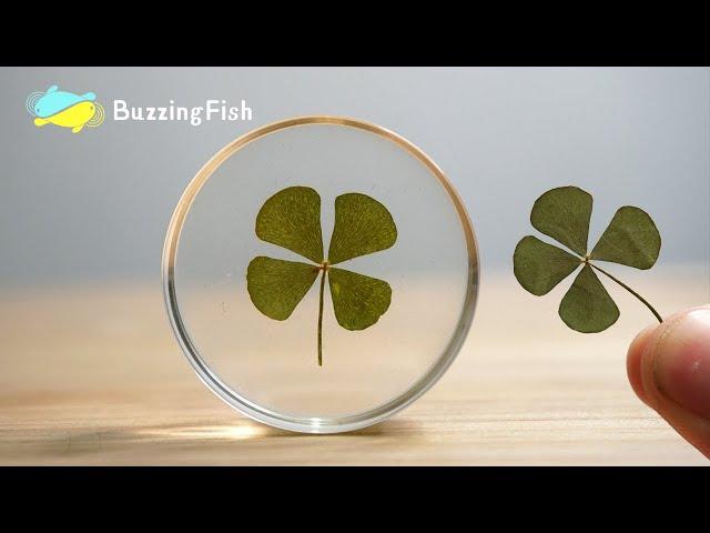 Four-leaf Clover in Resin - Resin Crafts