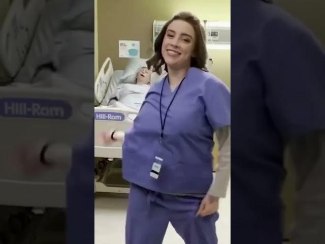 Stan Twitter: Billie Eilish as a nurse dancing to Diamond Eyed Joe in front dying patient (Fake)