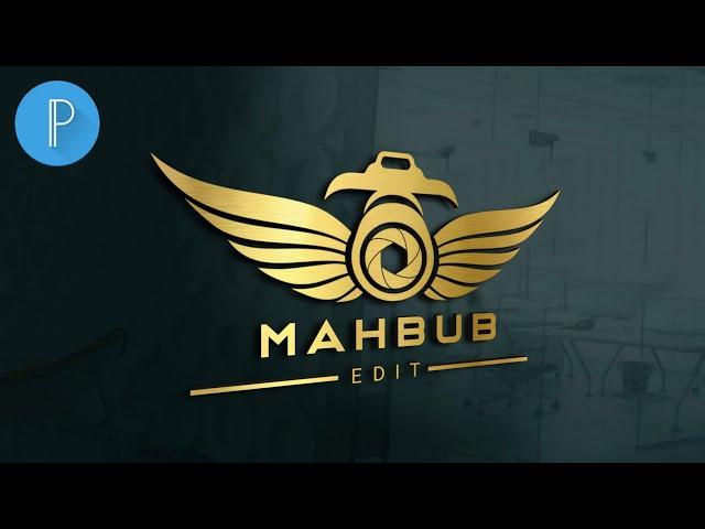 Quickly Make Wings Photography Logo Design in Pixellab Tutorial | Wings Logo Design 2021