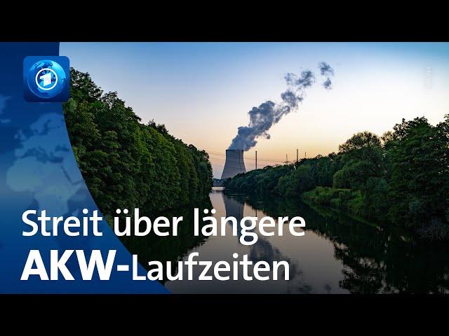 Energiekrise: Streit über längere Laufzeiten für AKW