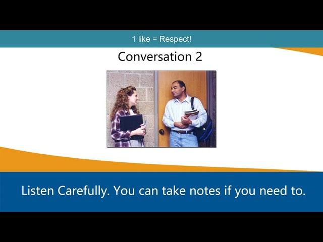 TOEFL Listening Conversation 2