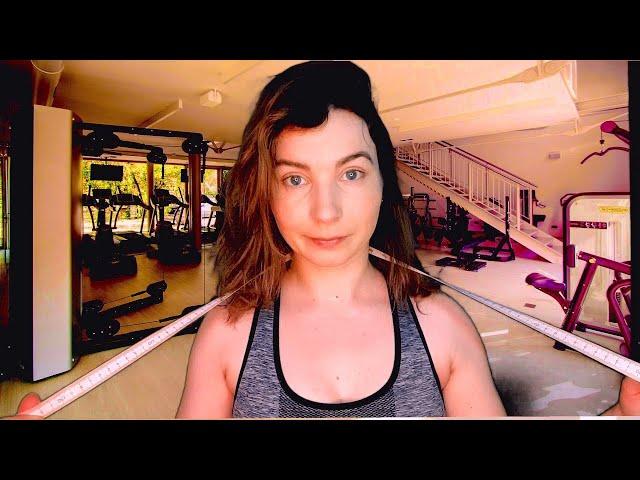 ASMR | Fitness trainer measures you from head to toe | Roleplay (german/german)