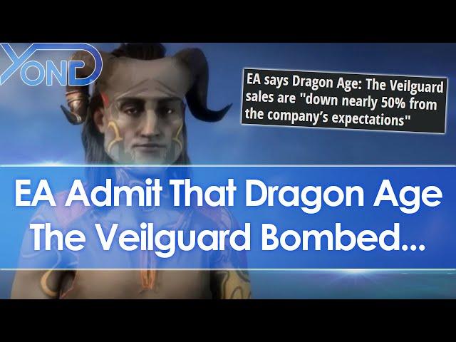 EA admit Dragon Age The Veilguard sales bombed, only sold 50% of expectations, Bioware in trouble...